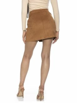Hot Sale 🤩 ALEXIA ADMOR Suede Mini 👗 Skirt ⭐ -ALEXIA ADMOR Shop S112 CAMEL 3 scaled