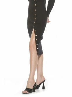 Best Pirce 🧨 ALEXIA ADMOR Olivia 👗 Skirt 🛒 -ALEXIA ADMOR Shop S127 BLACK 2 scaled