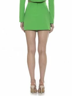 Hot Sale 💯 ALEXIA ADMOR Bonne 👗 Skirt ✔️ -ALEXIA ADMOR Shop S130 BRIGHT GREEN 3 scaled