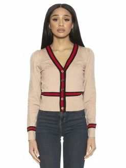 Best reviews of 🧨 ALEXIA ADMOR Savannah Cardigan ✔️ -ALEXIA ADMOR Shop T533 BEIGE MULTI 1 scaled