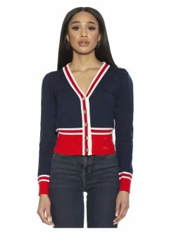 Best reviews of 🧨 ALEXIA ADMOR Savannah Cardigan ✔️ -ALEXIA ADMOR Shop T533 NAVY MULTI 1 scaled