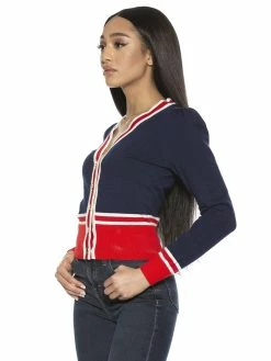 Best reviews of 🧨 ALEXIA ADMOR Savannah Cardigan ✔️ -ALEXIA ADMOR Shop T533 NAVY MULTI 2 scaled