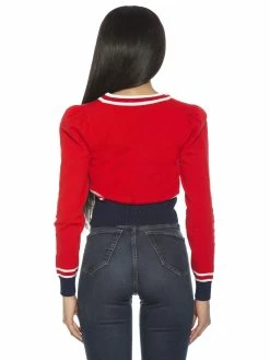 Best reviews of 🧨 ALEXIA ADMOR Savannah Cardigan ✔️ -ALEXIA ADMOR Shop T533 RED MULTI 3 scaled