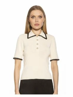 Flash Sale 🥰 ALEXIA ADMOR Brianna Top 😍 -ALEXIA ADMOR Shop T534 IVORY 1