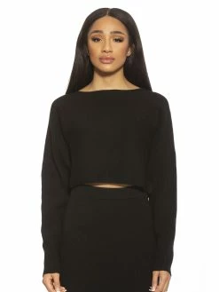 Wholesale ⭐ ALEXIA ADMOR Kenzie Sweater 🥰 -ALEXIA ADMOR Shop T535 BLACK 1 scaled