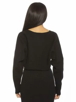 Wholesale ⭐ ALEXIA ADMOR Kenzie Sweater 🥰 -ALEXIA ADMOR Shop T535 BLACK 3 scaled