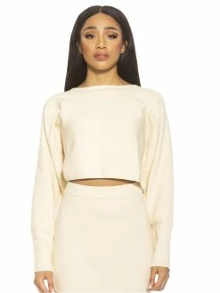 Wholesale ⭐ ALEXIA ADMOR Kenzie Sweater 🥰 -ALEXIA ADMOR Shop T535 IVORY 1 scaled