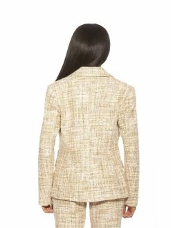 Discount ✨ ALEXIA ADMOR Classic Blazer ❤️ -ALEXIA ADMOR Shop T536A IVORY TWEED 3 scaled
