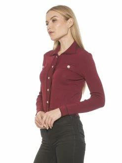 Buy 🧨 ALEXIA ADMOR Dani Cardigan 🌟 -ALEXIA ADMOR Shop T554 BUR 2 scaled