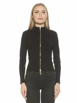 Hot Sale ⭐ ALEXIA ADMOR Samantha Top 🧨 -ALEXIA ADMOR Shop T560 BLACK 1 scaled