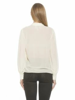 Cheapest 🤩 ALEXIA ADMOR Serena Blouse 😍 -ALEXIA ADMOR Shop T566 IVORY 3 scaled