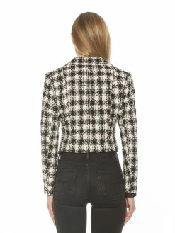 Discount 👍 ALEXIA ADMOR Jesse Tweed Blazer 🧨 -ALEXIA ADMOR Shop T567A HOUNDSTOOTH 3 scaled
