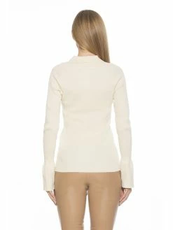 Cheap 🎁 ALEXIA ADMOR Beatrice Cardigan ❤️ -ALEXIA ADMOR Shop T569 IVORY 3 scaled