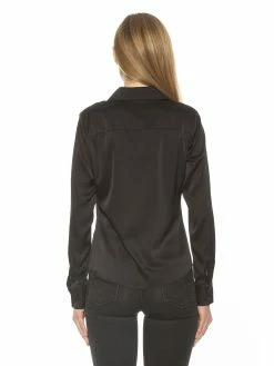 Coupon 🔔 ALEXIA ADMOR Cassidy 👚 Shirt ✔️ -ALEXIA ADMOR Shop T570 BLACK 3 scaled