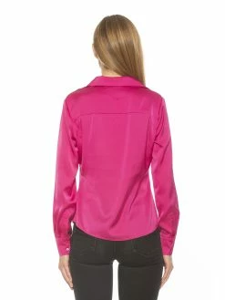 Coupon 🔔 ALEXIA ADMOR Cassidy 👚 Shirt ✔️ -ALEXIA ADMOR Shop T570 HOT PINK 3 scaled