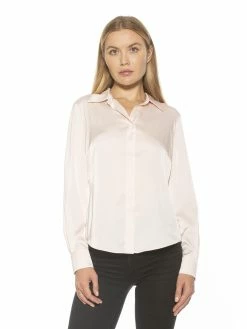 Coupon 🔔 ALEXIA ADMOR Cassidy 👚 Shirt ✔️ -ALEXIA ADMOR Shop T570 IVORY 1 scaled