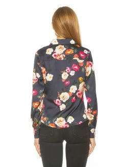 Coupon 🔔 ALEXIA ADMOR Cassidy 👚 Shirt ✔️ -ALEXIA ADMOR Shop T570 NAVY FLORAL 3 scaled