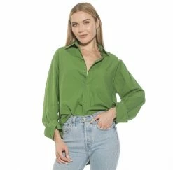 Outlet 🎉 ALEXIA ADMOR Amber 👕 Shirt ✔️ -ALEXIA ADMOR Shop T572 BRIGHTGREEN