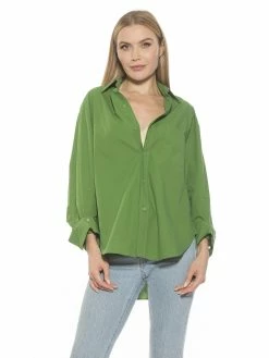 Outlet 🎉 ALEXIA ADMOR Amber 👕 Shirt ✔️ -ALEXIA ADMOR Shop T572 BRIGHT GREEN 1 scaled