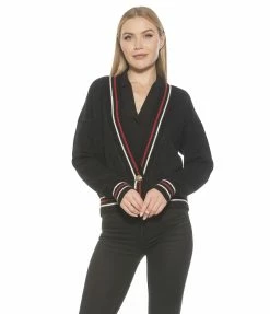 Best Sale ⭐ ALEXIA ADMOR Catherine Sweater 🔥 -ALEXIA ADMOR Shop T576 BLACKMULTI