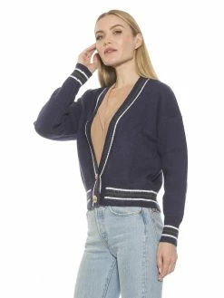 Best Sale ⭐ ALEXIA ADMOR Catherine Sweater 🔥 -ALEXIA ADMOR Shop T576 NAVY MULTI 2 scaled