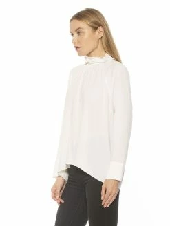 Promo 💯 ALEXIA ADMOR Danielle Blouse 🔔 -ALEXIA ADMOR Shop T577 IVORY 2 scaled