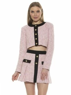 Wholesale ❤️ ALEXIA ADMOR Clara Jacket 👏 -ALEXIA ADMOR Shop T578 PINK MULTI 1 scaled