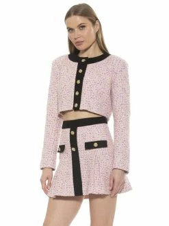 Wholesale ❤️ ALEXIA ADMOR Clara Jacket 👏 -ALEXIA ADMOR Shop T578 PINK MULTI 2 scaled