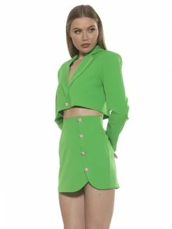 Budget 😀 ALEXIA ADMOR Jane Jacket 🥰 -ALEXIA ADMOR Shop T580 BRIGHT GREEN 2 scaled