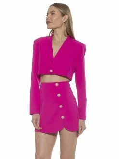 Budget 😀 ALEXIA ADMOR Jane Jacket 🥰 -ALEXIA ADMOR Shop T580 HOT PINK 2 scaled