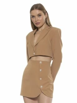Budget 😀 ALEXIA ADMOR Jane Jacket 🥰 -ALEXIA ADMOR Shop T580 NUDE 2 scaled