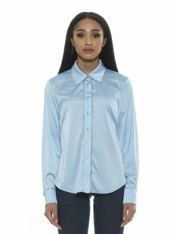 Hot Sale 👏 ALEXIA ADMOR Rachel 👚 Shirt 😍 -ALEXIA ADMOR Shop T581 HALOGEN BLUE 1 scaled