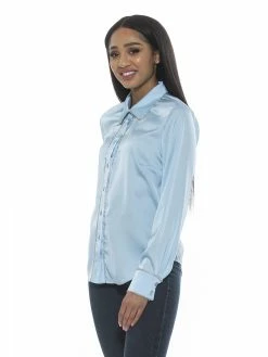 Hot Sale 👏 ALEXIA ADMOR Rachel 👚 Shirt 😍 -ALEXIA ADMOR Shop T581 HALOGEN BLUE 2 scaled