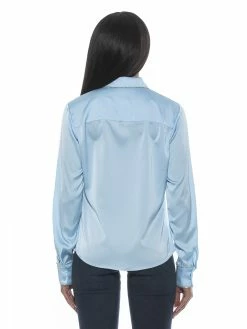Hot Sale 👏 ALEXIA ADMOR Rachel 👚 Shirt 😍 -ALEXIA ADMOR Shop T581 HALOGEN BLUE 3 scaled