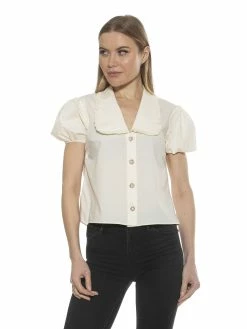 Hot Sale 🎁 ALEXIA ADMOR Sandra Top ✔️ -ALEXIA ADMOR Shop T588 IVORY 2 scaled