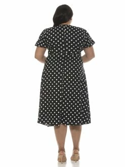 Budget ✔️ ALEXIA ADMOR Gracie Midi 👗 Dress - Plus Size 👏 -ALEXIA ADMOR Shop WHT POLK 3 648fe66b 57a9 4f04 8a8b cbd4ba1c0477 scaled